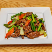 Stir Fried Beef in Garlic Sauce