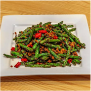 Stir Fried Green Beans with Minced Pork and Chilli