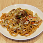 Stir Fried Japanese Udon Noodles with Beef